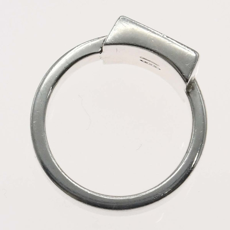 GUCCI グッチ リング スクエア プレート 8 約7.5号 925 シルバー 約6.1g アクセサリー H20607