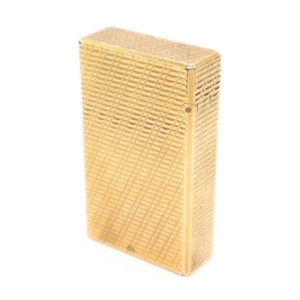 S.T. Dupont デュポン LINE1 ライン1 L ガスライター ゴールドカラー 喫煙具 着火確認済 H3862