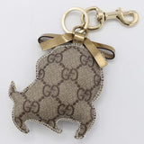 GUCCI グッチ グッチョリシリーズ GG レア キーリング ブルドック アニマル キーチャーム H15891-1