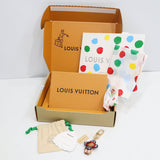 未使用 LOUIS VUITTON ルイヴィトン M01145 ポルト クレ ヴィヴィエンヌ インフィニティ ドット 草間彌生 チャーム 23k233-2