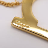 Salvatore Ferragamo サルヴァトーレフェラガモ スカーフリング ガンチーニ スカーフ留め ゴールドカラー 箱有 H6833