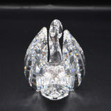 SWAROVSKI スワロフスキー スワンL ラージ 5004723 白鳥 クリスタルガラス 置物 インテリア オブジェ 箱証明書 J227-1
