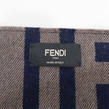 FENDI フェンディ マフラー ズッカ柄 ネイビー/ブラウン 服飾小物 ファッション小物 H23294
