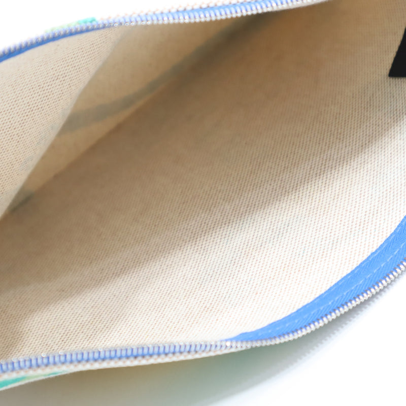 未使用 HERMES エルメス ヨッティングGM Canoe H カノエ H ポーチ ビタミン コットン100 箱有 ok747