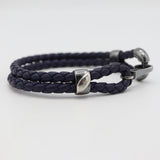 BOTTEGA VENETA ボッテガヴェネタ ブレスレット ネイビー アクセサリー 箱有 H22402