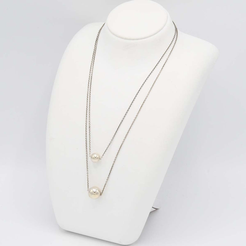 GEORG JENSEN ジョージジェンセン ネックレス ケイブ 925 シルバー 約9.8g アクセサリー k1276