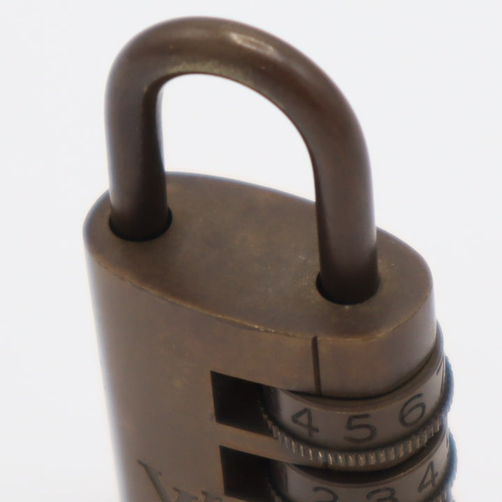 LOUIS VUITTON ルイ ヴィトン LV パドロック カデナ 南京錠 ダイヤル式 鍵 アクセサリー 46.5g k336
