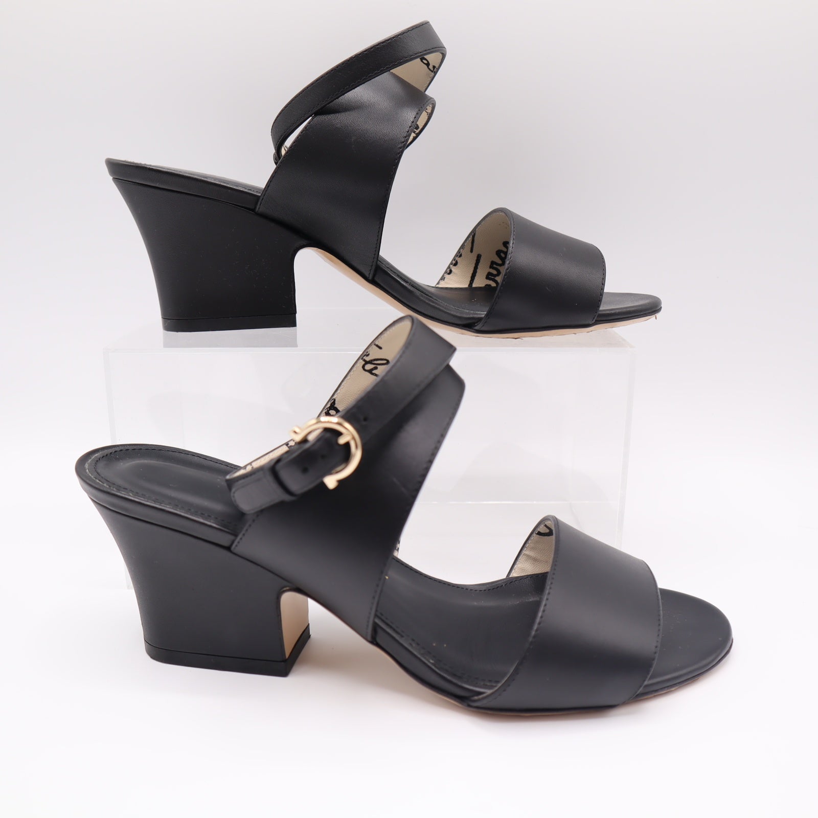 Salvatore Ferragamo ブラックサンダル Salvatore Ferragamo フェラガモ サンダル 6 1/2 23.5cm
