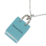 TIFFANY＆Co. ティファニー ネックレス ショッパー モチーフ ペンダント Ag925 シルバー 約5g アクセサリー レディース 箱有 H5524
