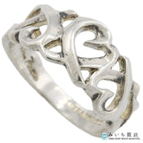 TIFFANY＆Co. ティファニー トリプル ラビングハート 指輪 リング 925 シルバー 約11.5号 約3.1g アクセサリー レディース H20664