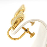 CELINE セリーヌ マカダムイヤリング ゴールドカラー 4.7g アクセサリー H11715