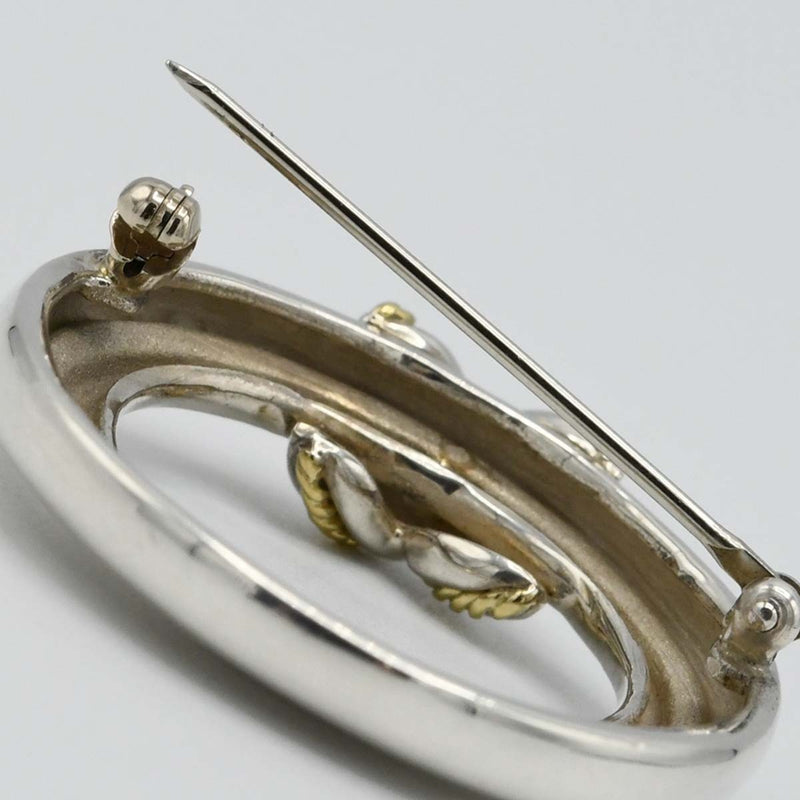 TIFFANY＆Co. ティファニー シグネチャー ブローチ シルバー  925 コンビ 約9.4g アクセサリー レディース H6881-1