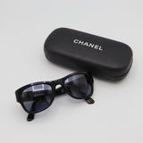 CHANEL シャネル サングラス ココマーク 02462 94305 ブラック 度無し ケース有 H19792
