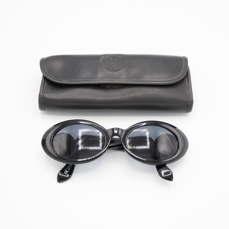 GIANNI VERSACE ジャンニ ヴェルサーチ サングラス メデューサ MOD.527 COL.N52 ブラックカラー ケース付 H13257
