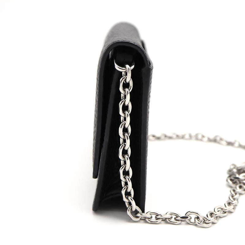 Maison Margiela メゾン マルジェラ チェーンウォレット SA3UI0008 P4455 T8013 財布 黒 ショルダー H21028