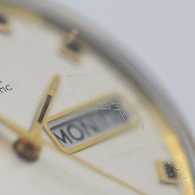 腕時計 稼働 OMEGA オメガ DE VILE 自動巻き シルバー色文字盤 ベルト社外品 eo4