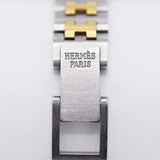 腕時計 稼働 HERMES エルメス セリエ クォーツ レディース 白色文字盤 2025.07電池交換済 25k627-20