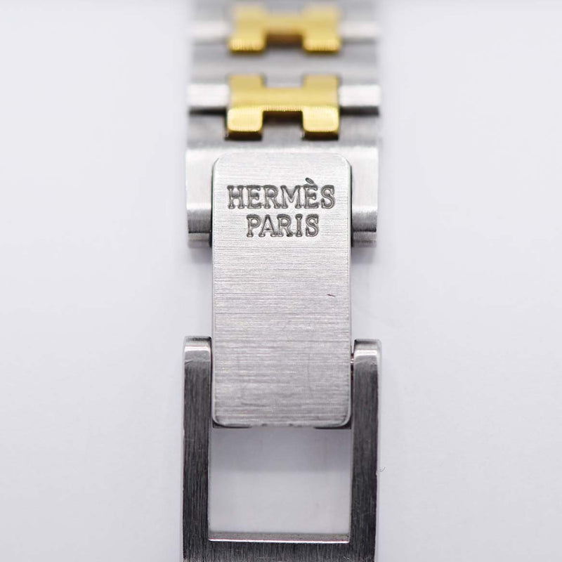 腕時計 稼働 HERMES エルメス セリエ クォーツ レディース 白色文字盤 2025.07電池交換済 25k627-20