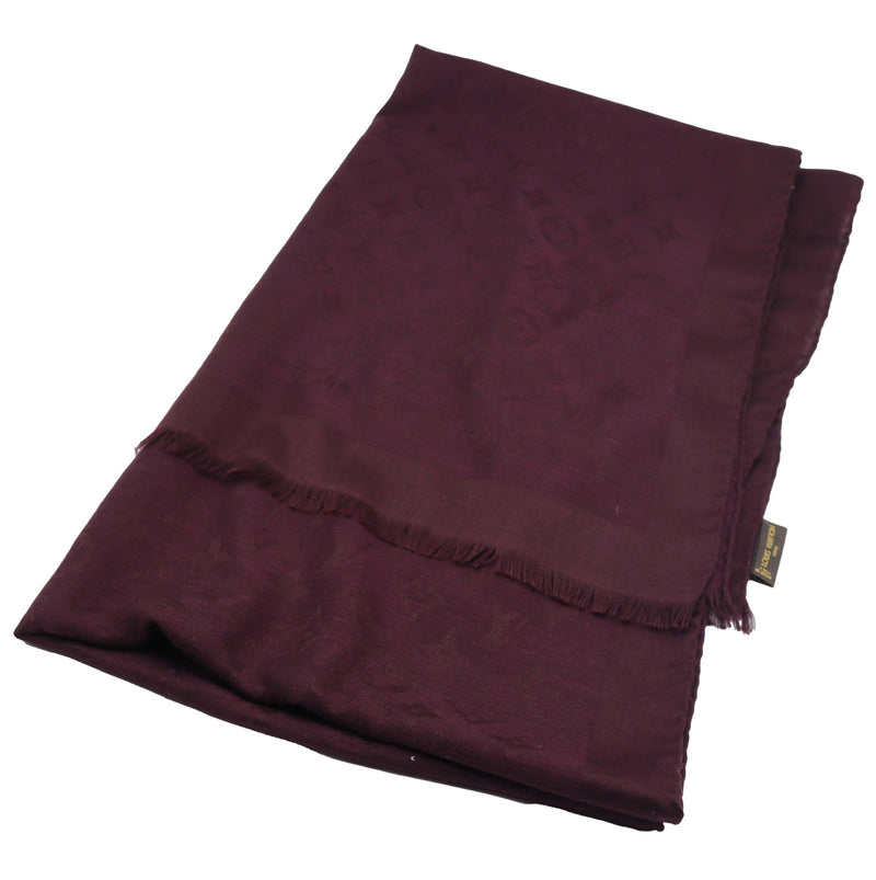 LOUIS VUITTON LV ルイヴィトン ストール 402336 紫系ブラウン 服飾小物 H19720