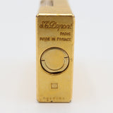 S.T.Dupont デュポン ガスライター LINE1S ライン1S ゴールドカラー ローラー式 着火未確認 H1887