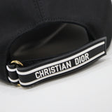Christian Dior ディオール D-PLAYER スターラバーロゴ キャップ 74519 24BCP922E156 58 帽子 ブラック 26k443-2