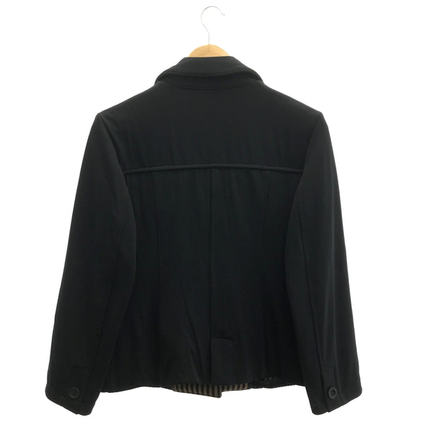 FENDY フェンディ ジャケット ぺカン ブラック アウター サイズ42 レディース 服 ok967