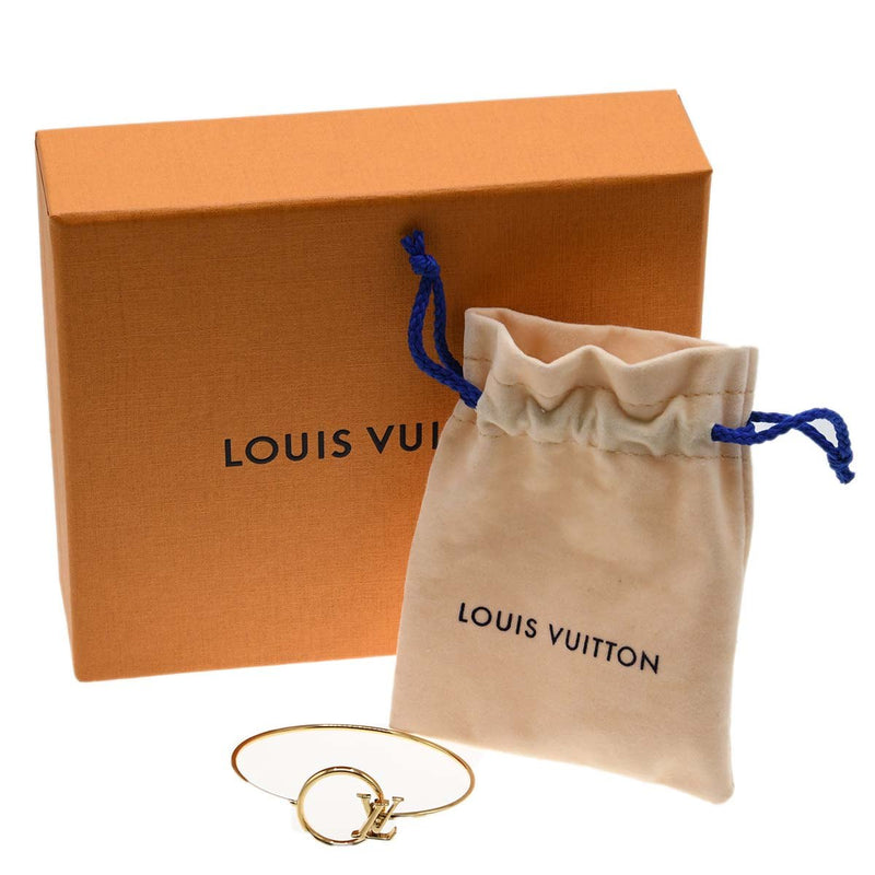 LOUIS VUITTON ルイヴィトン LV M00765 ブレスレット･リジッド LV エクリプス サイズS ゴールドカラー 箱・保管袋有 ok1004