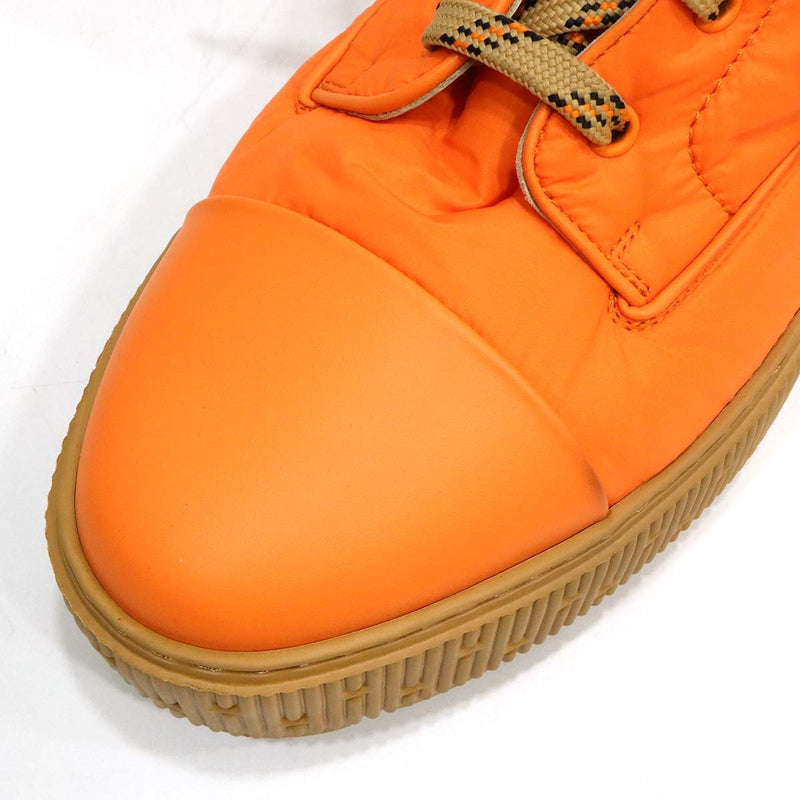 HERMES エルメス フレッシュ ナイロン レザー レースアップ ショート