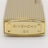 GIVENCHY ジバンシィ ガスライター G11 ローラー式 喫煙具 ゴールド色 着火未確認 ケース有 M252