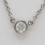 仕上げ済 TIFFANY&Co. ティファニー ネックレス バイザヤード Pt950 プラチナ 約2.4g 約3.9mm アクセサリー H12619