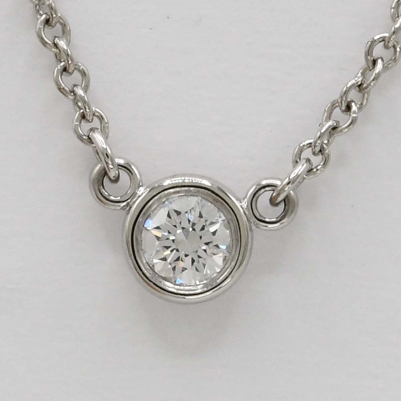 仕上げ済 TIFFANY&Co. ティファニー ネックレス バイザヤード Pt950 プラチナ 約2.4g 約3.9mm アクセサリー H12619
