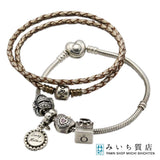 PANDORA パンドラ ブレスレット 2点 925 プリンセス チャーム アクセサリー  箱袋 H21278