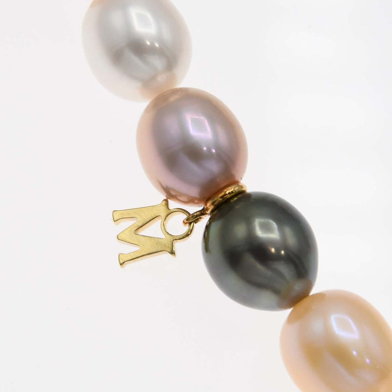 仕上げ済 MIKIMOTO ミキモト パール ネックレス K18 41.6g アクセサリー 箱有 yo641
