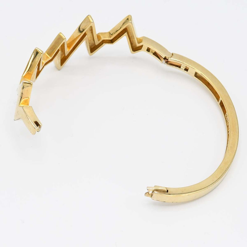 JUSTIN DAVIS ジャスティンデイビス エンドオブサイレンス バングル ゴールドカラー 925 約28.8g アクセサリー H12791
