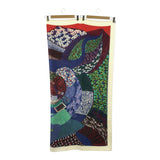 HERMES エルメス スカーフ カレ140 カレジュアン A Travers Champs 田園を通り抜けて カシシル ブルー系 服飾小物 H19205