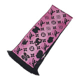 LOUIS VUITTON ルイヴィトン M71578 エシャルプ・ロゴマニア スーパーステイション 干支 マフラー ブラック M4456