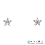 仕上げ済 STAR JEWELRY スタージュエリー ピアス D0.05/0.05 K18 約0.9g ジュエリー M2519