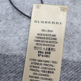 未使用 BURBERRY バーバリー マフラー 3994165 カシミア100％ ペールグレーチェック 服飾小物 箱あり H18561-1