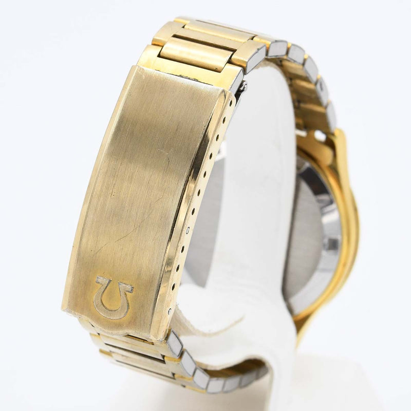 腕時計 稼働 OMEGA オメガ 166.0169 cal.1020 自動巻き デイデイト ゴールド色文字盤 メンズ 箱有 M1612