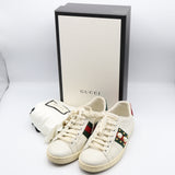 GUCCI グッチ 438218 スニーカー エース シェリーライン フェイクパール サイズ36 ホワイト系 箱・保管袋有 ok1216
