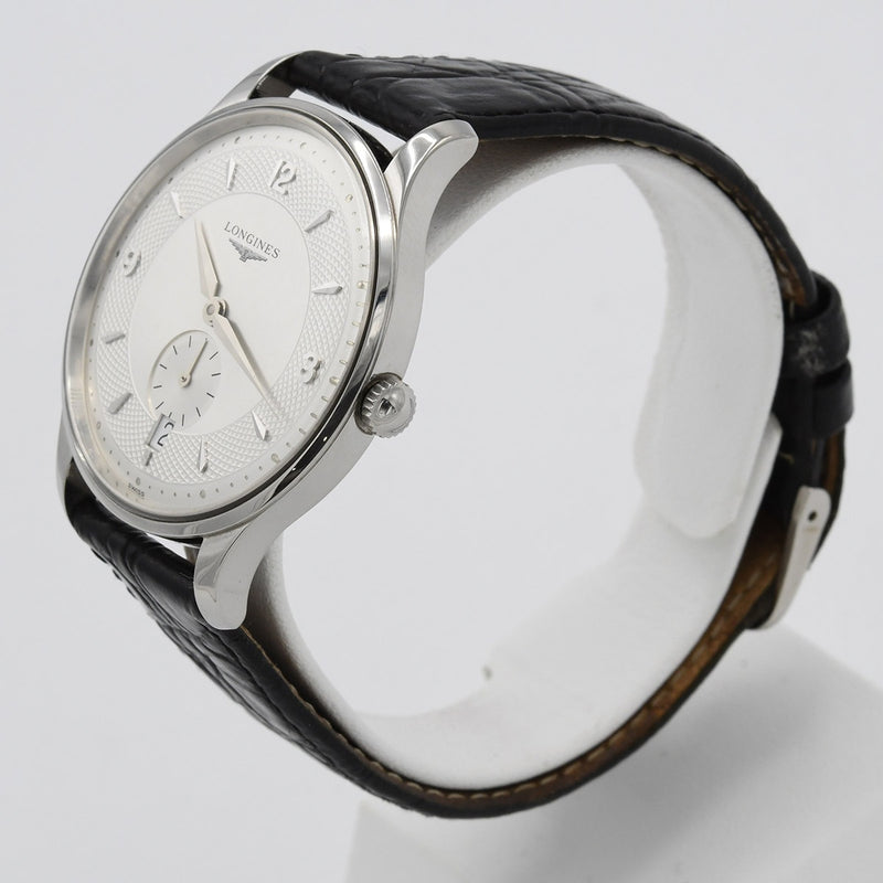 稼働 腕時計 LONGINES ロンジン L.4.685.4 28854297 スモセコ 自動巻き シルバー色文字盤 未記入保証書有 H20271