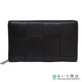 BOTTEGA VENETA ボッテガヴェネタ 長財布 ジップアラウンドウォレット ブラック 袋 22k5-1