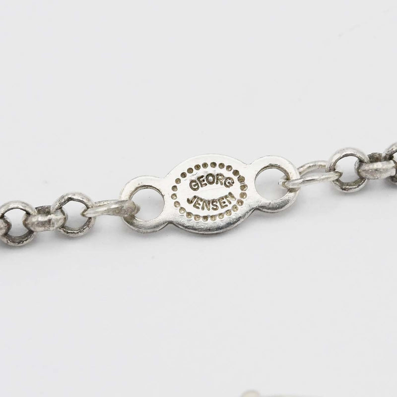 ジョージジェンセン GEORG JENSEN ハートバイハート ネックレス 1998 シルバー925 ペンダント 12.3g 箱有 H8233-7
