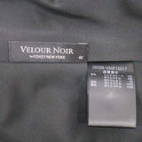 FOXEY フォクシー VELOUR NOIR ベロアノワール 38288-VAOF1501T ノースリーブ ワンピース ブラック サイズ42 H22995-4