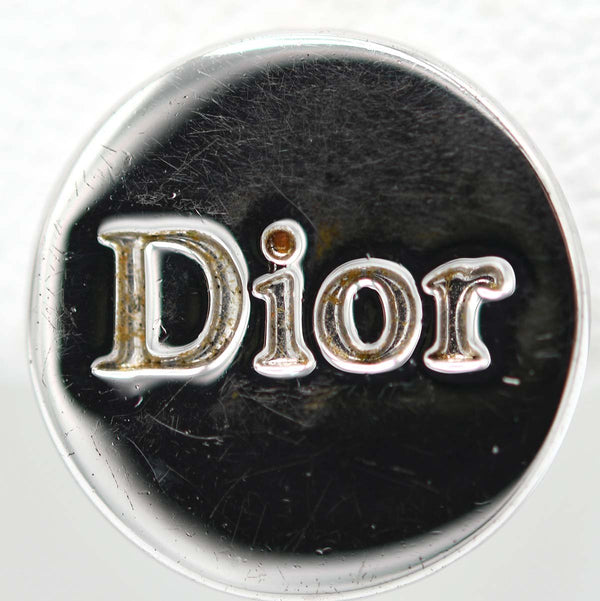 Christian Dior ディオール ピアス ロゴ シルバーカラー 約3g アクセサリー H2681