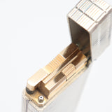 S.T.Dupont デュポン ガスライター 特大 ロング ローラー式 シルバーカラー 喫煙器具 着火確認済 H8171