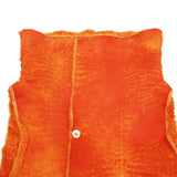 CHANEL シャネル ムートン ベスト ジレ P16063V00804 サイズ40 オレンジ アウター H21645