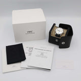 腕時計 稼働 IWC シャフハウゼン ポルトギーゼ IW500705 7DAYS 自動巻き シルバー色文字盤 箱有 H17110