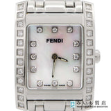 稼働 腕時計 FENDI フェンディ 136-7000L-935 ダイヤ ケース・箱有 シェル文字盤 2025.10電池交換済 H20557