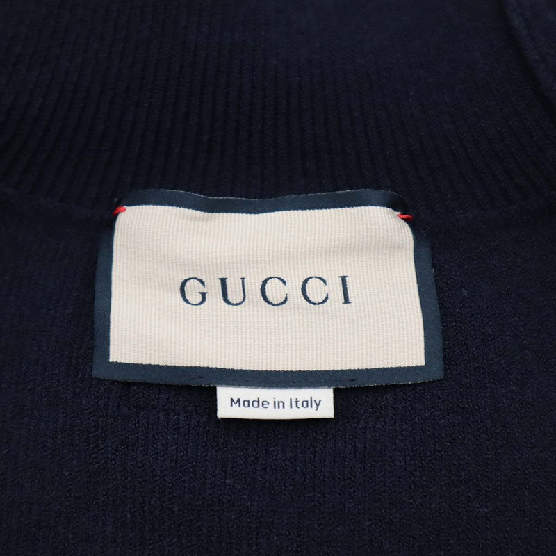 GUCCI グッチ ノースリーブ タートルネック トップス レディース ブラック 黒 サイズL（175/96Y） 25k591-1